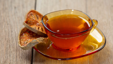 Chá de casca de laranja